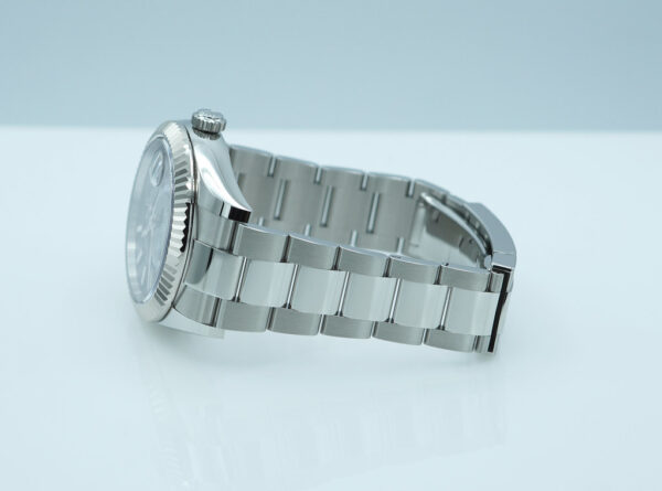 Rolex 326934 SKY-DWELLER BLUE DIAL OYSTER BAND 2023 WARRANTY FULL SET - Image 6