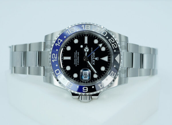 Rolex 126710BLNR GMT MASTER 2 BLACK BLUE BEZEL NEW MODEL 2023 WARRANTY FULL SET - Image 9
