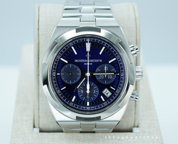 Vacheron CONSTANTIN OVERSEAS CHRONOGRAPH 5500V BLUE DIAL 2022 FULL SET