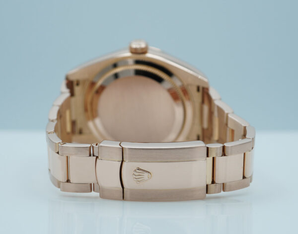 Rolex 326935 SKY-DWELLER 18K ROSE GOLD SUNDUST ROMAN DIAL BOXES PAPERS - Image 7