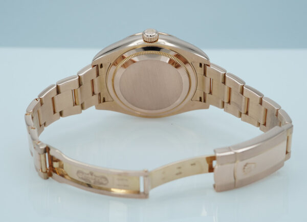 Rolex 326935 SKY-DWELLER 18K ROSE GOLD SUNDUST ROMAN DIAL BOXES PAPERS - Image 8