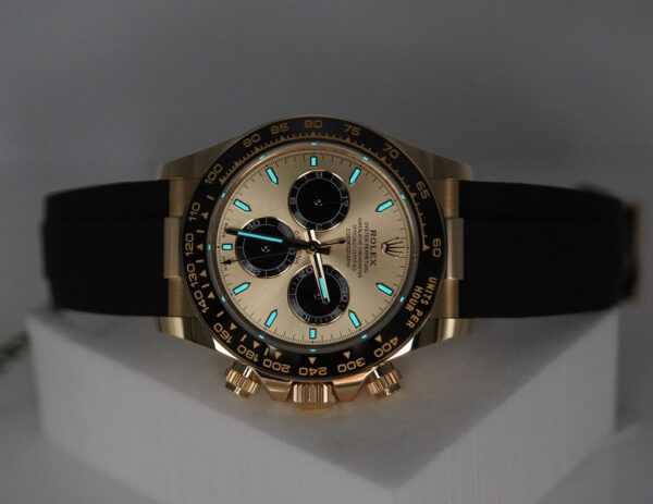 BRAND NEW Rolex 126518LN DAYTONA 18K GOLD PIKACHU OYSTERFLEX NEW MODEL 2025 FULL SET - Image 11