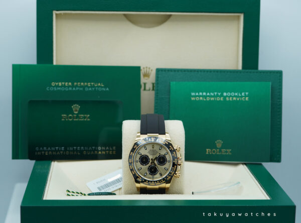 Rolex 116518LN DAYTONA PIKACHU 18K YELLOW GOLD OYSTERFLEX 2023 FULL SET - Image 2