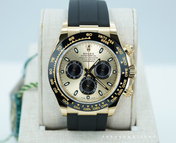 Rolex 116518LN DAYTONA PIKACHU 18K YELLOW GOLD OYSTERFLEX 2023 FULL SET