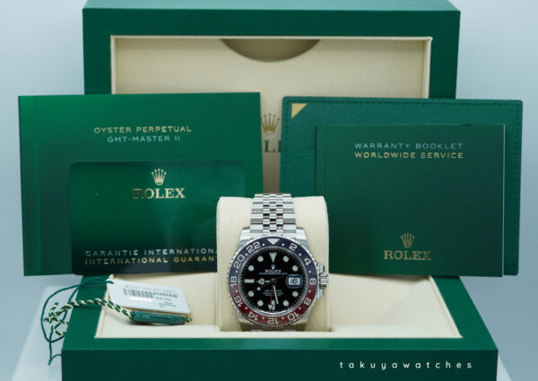 Rolex 126710BLRO PEPSI GMT MASTER 2 RED BLUE BEZEL JUBILEE BAND 2020 FULL SET - Image 2