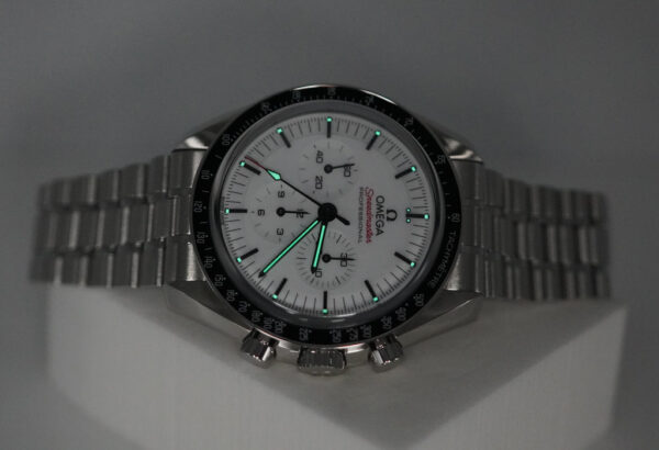 Omega SPEEDMASTER PROFESSIONAL MOONWATCH 3861 WHITE DIAL 2024 WARRANTY FULL SET - Image 11