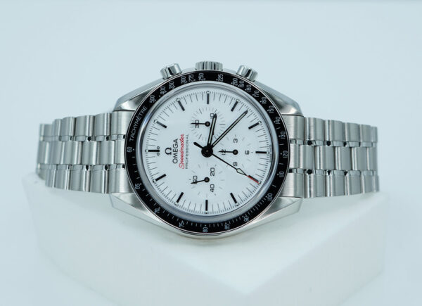 Omega SPEEDMASTER PROFESSIONAL MOONWATCH 3861 WHITE DIAL 2024 WARRANTY FULL SET - Image 10