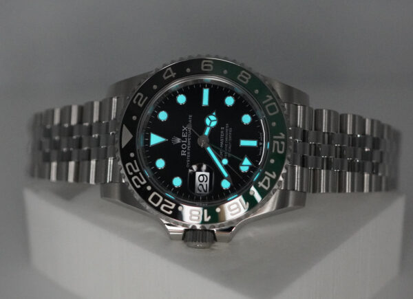 Rolex 126720VTNR GMT MASTER 2 LEFTY BLACK GREEN SPRITE JUBILEE 2023 FULL SET - Image 11