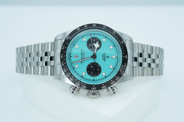 Tudor 79360N BLACK BAY CHRONOGRAPH FLAMINGO BLUE DIAL 2025 FULL SET - Image 9