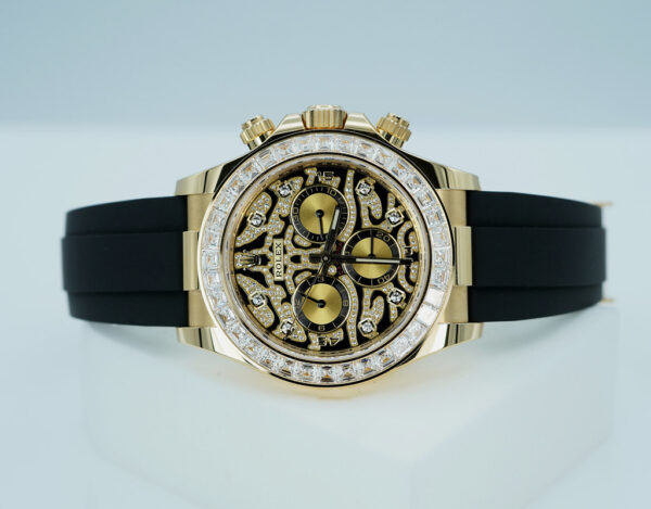 Rolex 116588TBR DAYTONA EYE OF THE TIGER 18K YELLOW GOLD 2024 WARRANTY FULL SET - Image 10