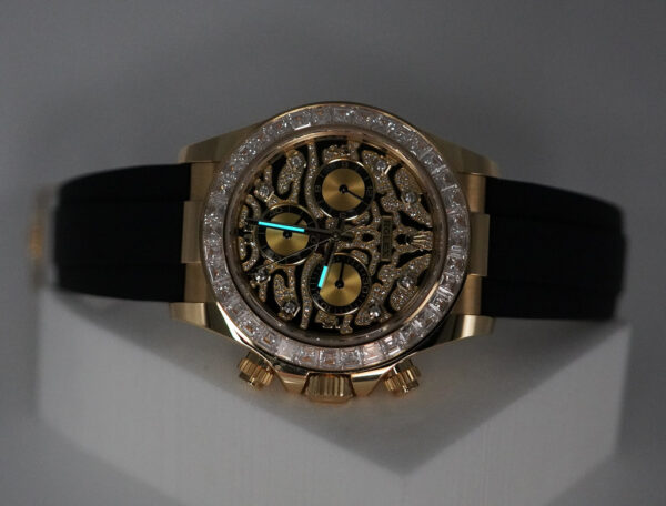 Rolex 116588TBR DAYTONA EYE OF THE TIGER 18K YELLOW GOLD 2024 WARRANTY FULL SET - Image 11