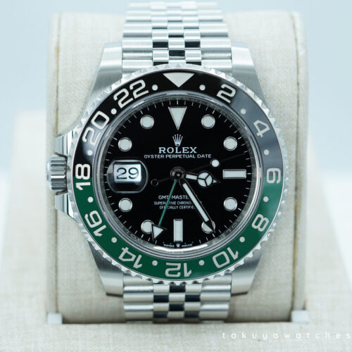 Rolex 126720VTNR GMT MASTER 2 LEFTY BLACK GREEN SPRITE JUBILEE 2022 FULL SET