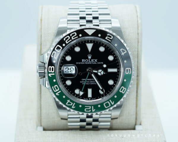 Rolex 126720VTNR GMT MASTER 2 LEFTY BLACK GREEN SPRITE JUBILEE 2023 FULL SET