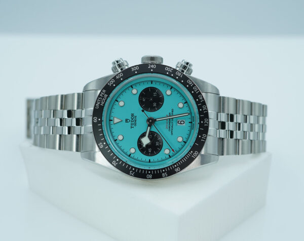 Tudor 79360N BLACK BAY CHRONOGRAPH FLAMINGO BLUE DIAL 2025 FULL SET - Image 10