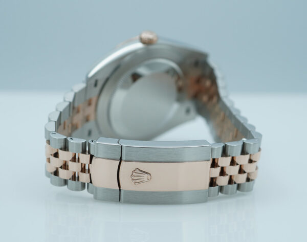 Rolex 126331 DATEJUST 41 ROSE GOLD STEEL SUNDUST DIAL JUBILEE BAND 2024 FULL SET - Image 7
