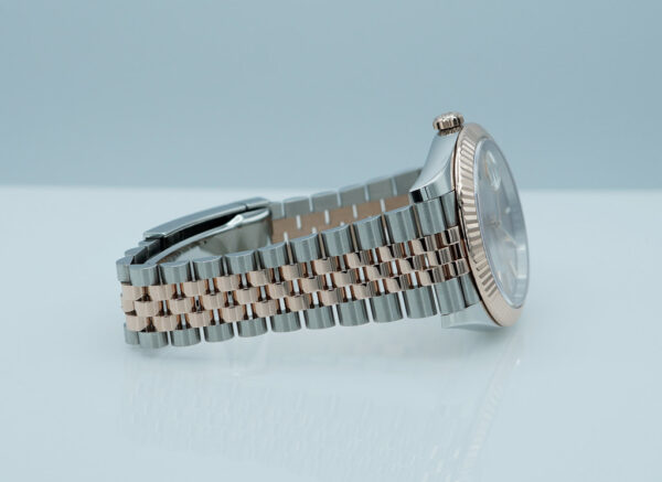 Rolex 126331 DATEJUST 41 ROSE GOLD STEEL SUNDUST DIAL JUBILEE BAND 2024 FULL SET - Image 6