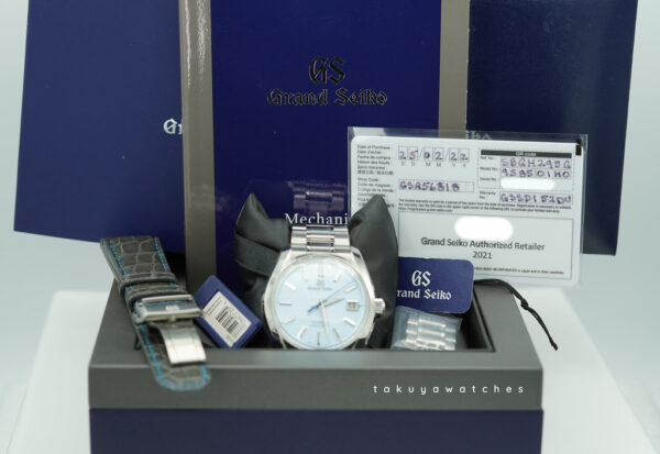 Grand Seiko HERITAGE SBGH295 Sōkō FROST ICE BLUE 2022 WARRANTY FULL SET - Image 2