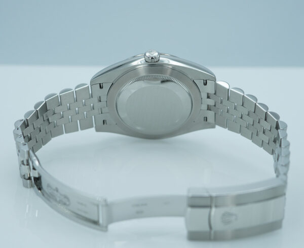 Rolex 126334 DATEJUST 41 FLUTED BEZEL SLATE DIAL JUBILEE BAND 2021 FULL SET - Image 8