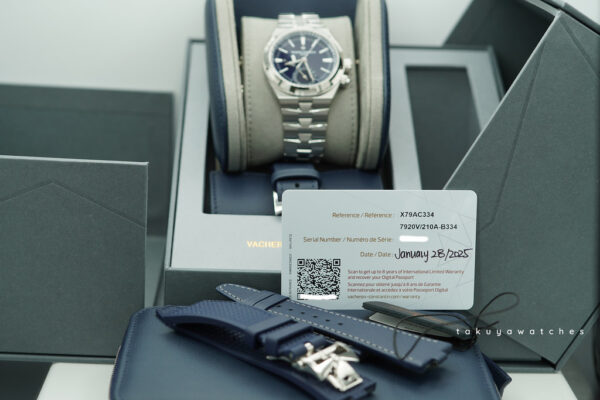 Vacheron CONSTANTIN OVERSEAS DUAL TIME 7920V BLUE DIAL 2025 NEW MODEL FULL SET - Image 2