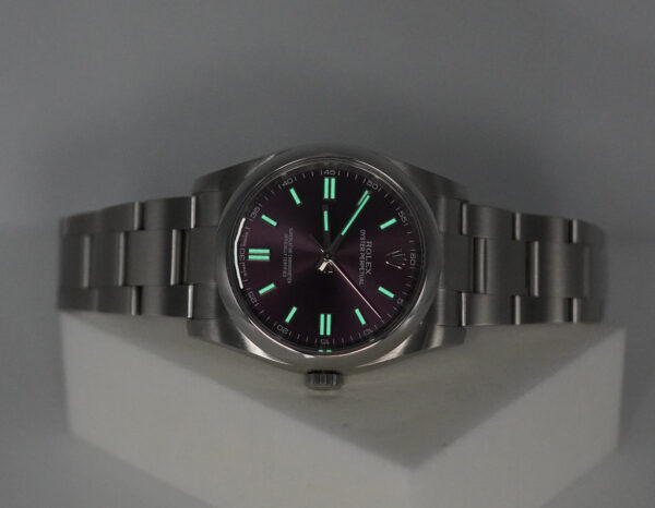 Rolex 116000 OYSTER PERPETUAL 36 GRAPE PURPLE DIAL 2020 BOXES PAPERS - Image 11