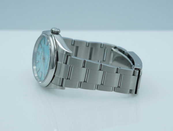 Rolex 126000 OYSTER PERPETUAL 36 TIFFANY TURQUOISE DIAL 2023 WARRANTY BOXES PAPERS - Image 6