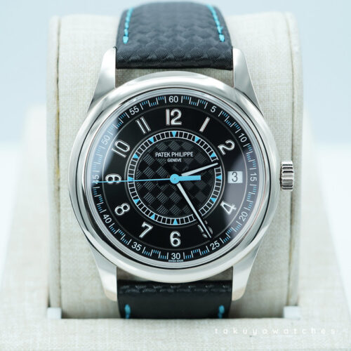 Patek PHILIPPE 6007G WHITE GOLD CALATRAVA SKY BLUE 40MM 2023 FULL SET