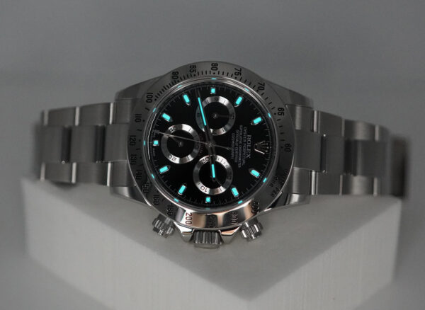 Rolex 116520 DAYTONA STAINLESS STEEL BLACK DIAL RSC SERVICED WARRANTY FULL SET - Image 11