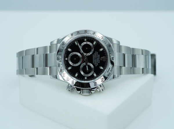 Rolex 116520 DAYTONA STAINLESS STEEL BLACK DIAL RSC SERVICED WARRANTY FULL SET - Image 9