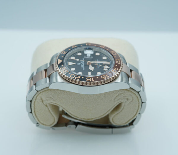 Rolex 126711CHNR GMT MASTER II ROOTBEER ROSE GOLD STEEL 2024 WARRANTY FULL SET - Image 4