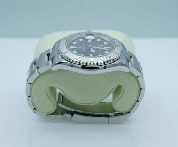 Rolex 116622 YACHTMASTER STAINLESS STEEL PLATINUM BEZEL BLUE DIAL FULL SET - Image 4