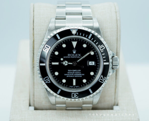 Rolex 16600 SEA-DWELLER 4000 NO HOLE CASE D SERIAL 40MM BOX PAPERS