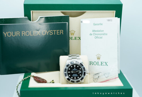 Rolex 16600 SEA-DWELLER 4000 NO HOLE CASE D SERIAL 40MM BOX PAPERS - Image 2