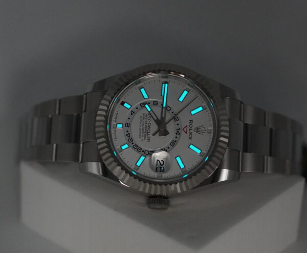 BRAND NEW Rolex 336934 SKY-DWELLER WHITE DIAL OYSTER BAND NEW MODEL 2025 FULL SET - Image 11