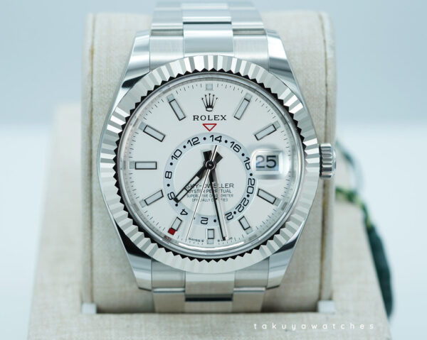 BRAND NEW Rolex 336934 SKY-DWELLER WHITE DIAL OYSTER BAND NEW MODEL 2025 FULL SET