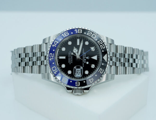 Rolex 126710BLNR GMT MASTER 2 BLACK BLUE BEZEL JUBILEE 2025 WARRANTY FULL SET - Image 9