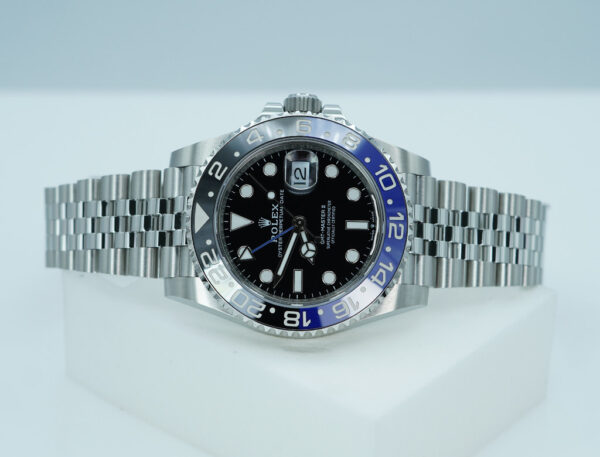 Rolex 126710BLNR GMT MASTER 2 BLACK BLUE BEZEL JUBILEE 2025 WARRANTY FULL SET - Image 10