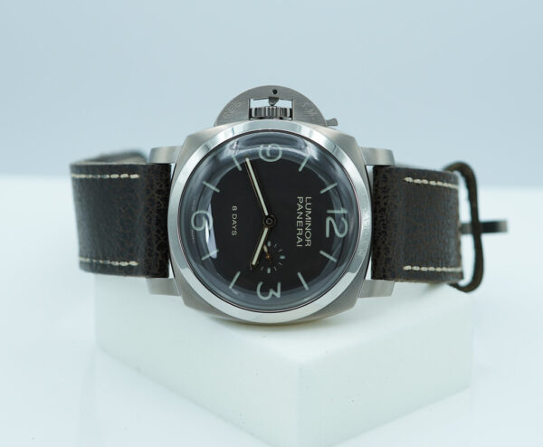 PANERAI Pam 368 LUMINOR 1950 LEFT-HANDED TITANIUM 8 DAYS LIMITED EDITION 1000 FULL SET - Image 10