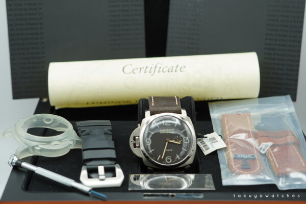 PANERAI Pam 368 LUMINOR 1950 LEFT-HANDED TITANIUM 8 DAYS LIMITED EDITION 1000 FULL SET - Image 2
