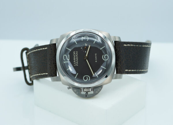 PANERAI Pam 368 LUMINOR 1950 LEFT-HANDED TITANIUM 8 DAYS LIMITED EDITION 1000 FULL SET - Image 9