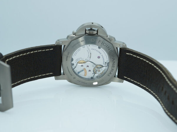 PANERAI Pam 368 LUMINOR 1950 LEFT-HANDED TITANIUM 8 DAYS LIMITED EDITION 1000 FULL SET - Image 8