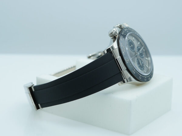 Rolex 116519LN DAYTONA 18K WHITE GOLD OYSTERFLEX STEEL DIAL 2021 WARRANTY FULL SET - Image 6