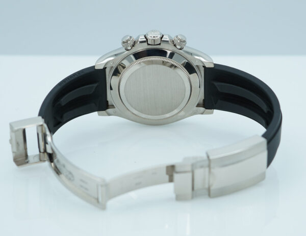 Rolex 116519LN DAYTONA 18K WHITE GOLD OYSTERFLEX STEEL DIAL 2021 WARRANTY FULL SET - Image 8