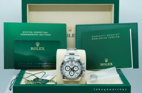 Rolex 126500LN DAYTONA STEEL WHITE DIAL NEW MODEL 2025 WARRANTY FULL SET - Image 2