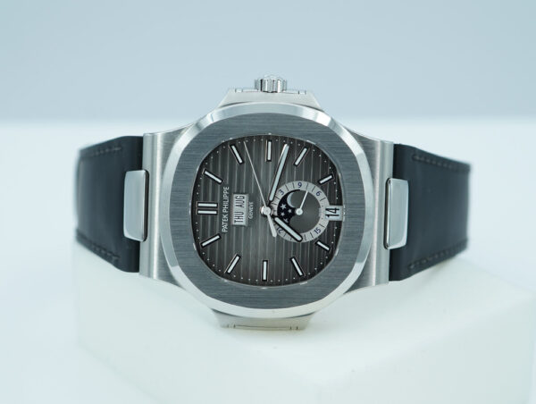 Patek PHILIPPE 5726A NAUTILUS STAINLESS STEEL ANNUAL CALENDAR GREY DIAL 2021 FULL SET - Image 10