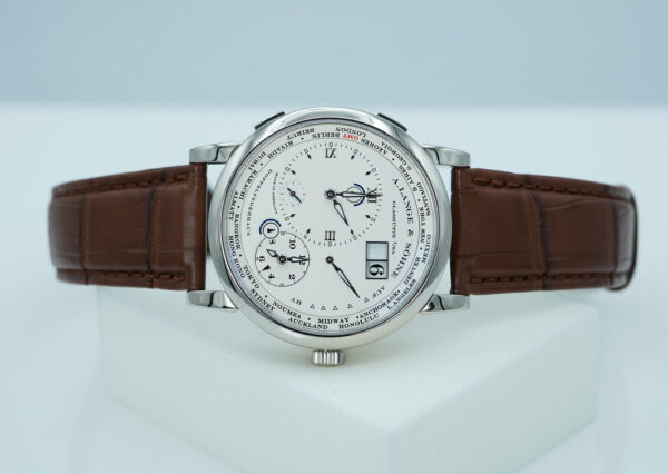 A. Lange & Sohne LANGE 1 TIMEZONE 116.039 18K WHITE GOLD SILVER DIAL FULL SET - Image 10