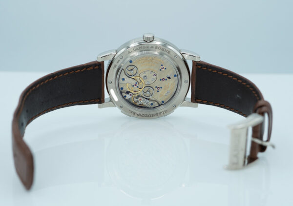 A. Lange & Sohne LANGE 1 TIMEZONE 116.039 18K WHITE GOLD SILVER DIAL FULL SET - Image 9