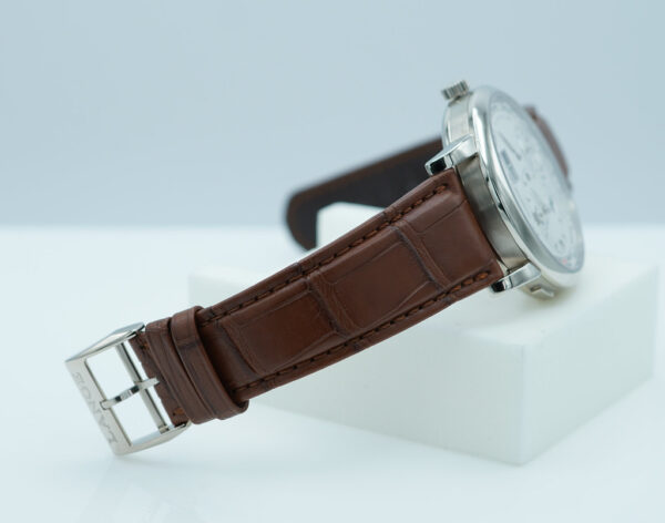 A. Lange & Sohne LANGE 1 TIMEZONE 116.039 18K WHITE GOLD SILVER DIAL FULL SET - Image 6