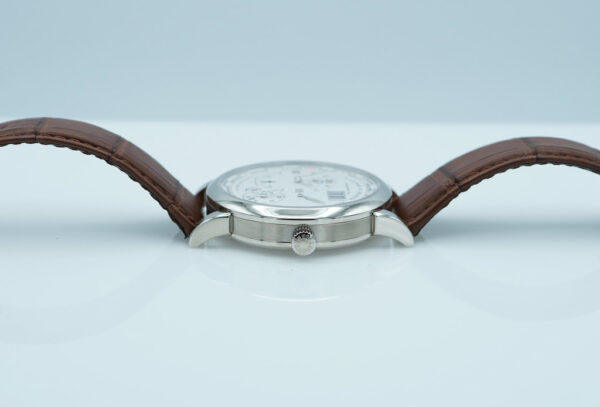 A. Lange & Sohne LANGE 1 TIMEZONE 116.039 18K WHITE GOLD SILVER DIAL FULL SET - Image 4