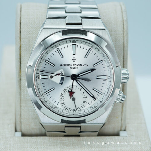 Vacheron CONSTANTIN OVERSEAS DUAL TIME 7900V SILVER DIAL 2022 WARRANTY FULL SET