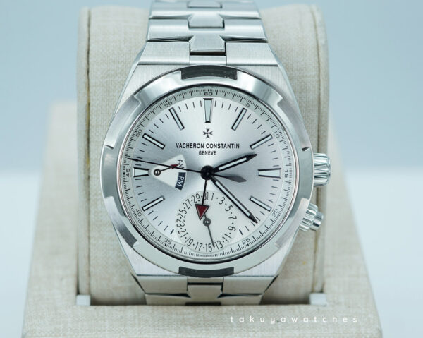 Vacheron CONSTANTIN OVERSEAS DUAL TIME 7900V SILVER DIAL 2022 WARRANTY FULL SET